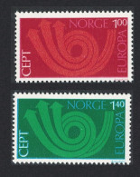 Norway Europa 2v 1973 MNH SG#698-699 MI#660-661 Sc#604-05 - Unused Stamps