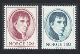 Norway Birth Centenary Of Jacob Aall Industrialist 2v 1973 MNH SG#704-705 - Nuevos