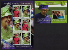 Niue Queen Elizabeth II Diamond Jubilee Sheetlet+MS 2012 MNH SG#1086-MS1088 - Niue