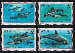 Niue WWF Pacific Dolphins 4v 1993 MNH SG#763-766 MI#822-825 Sc#651-654 - Niue