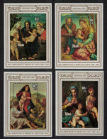 Niue 'Virgin And Child' Paintings By Andrea Del Sarto Christmas MS 1980 MNH SG#MS380 MI#Block 40-43 - Niue