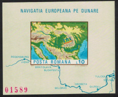 Romania European Navigation On The Danube MS Imperf 1977 MNH SG#MS4353 MI#Block 147 - Ongebruikt