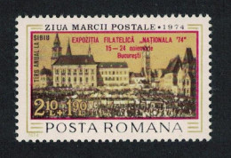 Romania 'Nationala 74' Stamp Exhibition Overprint 1974 MNH SG#4115 - Ongebruikt
