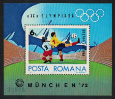 Romania Football Olympic Games Munich MS 1972 MNH SG#MS3920 - Neufs