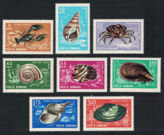 Romania Crustaceans And Molluscs 8v 1966 MNH SG#3412-3419 MI#2544-2551 - Neufs