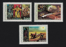Portugal 600th Anniversary Of Law Of 'Sesmarias' Uncultivated Land 3v 1976 MNH SG#1606-1608 - Neufs