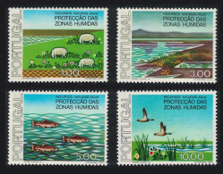 Portugal Birds Fish Sheep Water Conservation 4v 1976 MNH SG#1628-1631 MI#1335-1338 - Neufs