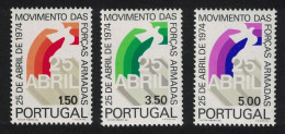 Portugal Armed Forces 3v 1974 MNH SG#1555-1557 - Unused Stamps