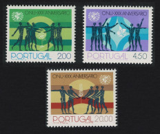 Portugal 30th Anniversary Of UNO 3v 1975 MNH SG#1577-1579 - Neufs