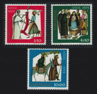 Portugal Christmas 3v 1974 MNH SG#1552-1554 - Unused Stamps