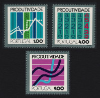 Portugal Portuguese Productivity Conference Lisbon 3v 1973 MNH SG#1496-1498 - Unused Stamps