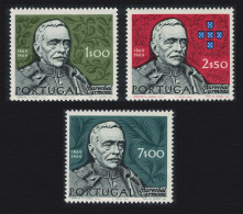 Portugal Birth Centenary Of Marshal Carmona 3v 1970 MNH SG#1385-1387 - Unused Stamps