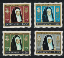 Portugal 500th Birth Anniversary Of Queen Leonora 4v 1958 MNH SG#1158-1161 - Nuovi