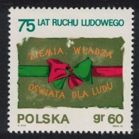 Poland 75th Anniversary Of Peasant Movement 1970 MNH SG#1987 - Ungebraucht