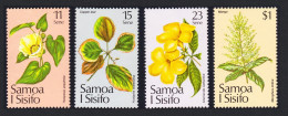Samoa Christmas Flowers 4v 1981 MNH SG#607-610 MI#469-472 Sc#562-565 - Samoa