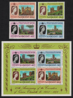 St. Vincent 25th Anniversary Of Coronation 4v+MS 1978 MNH SG#556-MS560 - St.Vincent (...-1979)