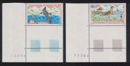 St. Pierre And Miquelon Shearwater Plover Migratory Birds 2v Corners 1993 MNH SG#696-697 - Ungebraucht