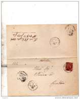 1892   LETTERA CON ANNULLO LUZZARA  REGGIO EMILIA - Marcophilia