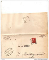 1898   LETTERA CON ANNULLO PIOVE DI SACCO PADOVA - Poststempel