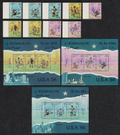 Somalia World Cup Football Championships USA 9v+3 MSs 1994 MNH MI#511-519+Block 30-32 - Somalie (1960-...)