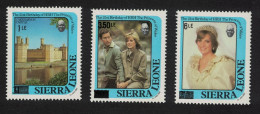 Sierra Leone Provisional Overprint RARR UNCATALOGUED 3v 1982 MNH SG#711-713 - Sierra Leone (1961-...)