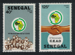 Senegal West African Cities Organisation 2v 1987 MNH SG#899-900 - Sénégal (1960-...)