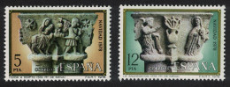 Spain Christmas Capitals From Santa Maria De Nieva 2v 1978 MNH SG#2539-2540 - Neufs