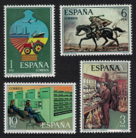 Spain Spanish Post Office 4v 1976 MNH SG#2374-2377 - Unused Stamps