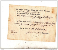 1833 R. FISCO - Italy