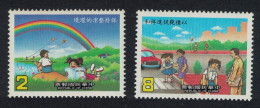 Taiwan Cleanliness And Courtesy 2v 1986 MNH SG#1685-1686 - Nuovi