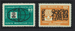 Turkey World Refugee Year 2v 1960 MNH SG#1897-1898 MI#1729-1730 Sc#1478-1479 - Ongebruikt