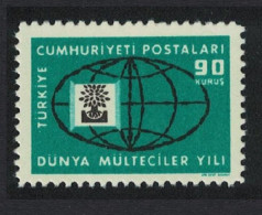 Turkey World Refugee Year 1960 MNH SG#1897 MI#1729 Sc#1478 - Unused Stamps