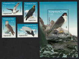 Tajikistan Birds Of Prey 4v+MS 2001 MNH SG#161-MS165 MI#172-175+Block 21 - Tadjikistan