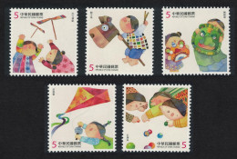 Taiwan Children At Play 5v 2014 MNH SG#3798-3802 - Ungebraucht