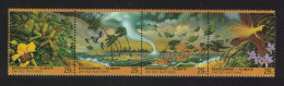 UN New York Bird Of Paradise Antelopes Chameleon Climate Change Strip Of 4v 1993 MNH SG#643-646 - Autres & Non Classés