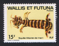 Wallis And Futuna Squilla South Pacific Fauna 15f 1979 MNH SG#341 Sc#246 - Unused Stamps