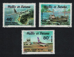 Wallis And Futuna Transport 3v 1979 MNH SG#307-309 Sc#C87-C89 - Ongebruikt