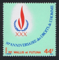 Wallis And Futuna Declaration Of Human Rights 44f 1978 MNH SG#302 Sc#221 - Nuovi