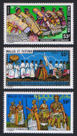 Wallis And Futuna Costumes And Traditions 3v 1978 MNH SG#298-300 Sc#218-220 - Nuovi