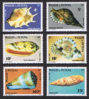 Wallis And Futuna Sea Shells 6v 1986 MNH SG#481-486 Sc#333-338 - Ongebruikt