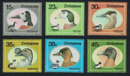 Zimbabwe Wild Ducks And Geese Birds 6v 1988 MNH SG#740-745 - Zimbabwe (1980-...)