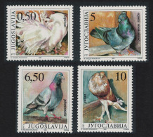 Yugoslavia Birds Pigeons 4v 1990 MNH SG#2637-2640 MI#2425-2428 Sc#2057-2060 - Other & Unclassified