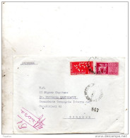 1962 LETTERA ESPRESSO CON ANNULLO MESSINA - 1961-70: Marcophilie