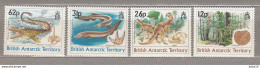 British Antarctic Territory BAT 1991 Prehistoric Animals Dinosaurs MNH(**) Mi173-176 #Fauna944 - Nuevos