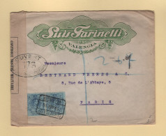 Espagne - Valencia - 19 Avril 1916 - Censure - Recommande Destination France - Cartas & Documentos