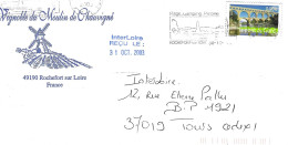 TIMBRE N° 3604  -   LE PONT DU GARD  -  TARIF DU 1 6 03 AU 28 2 05  -  SEUL SUR LETTRE  -  2003 - Tarifs Postaux