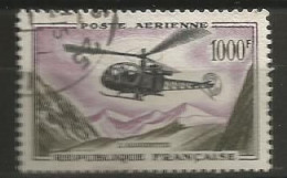 FRANCE ANNEE 1957/1959 PA N° 37 OBLIT. TB COTE 27,00 €  - 1927-1959 Matasellados