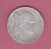 Taly, 1950- 5 Lire. Aluminium- Obverse Female Head Facing Right Holding A Torch. Reverse Grape Cluster, -  MB, F, TB, S - 5 Lire