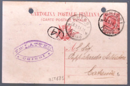 CHIERI - TORINO - 1914 - CARTOLINA COMMERCIALE - FRATELLI LATTES (INT681) - Tiendas