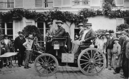 25 - VALENTIGNEY - 1894  - VOITURE ESSENCE 4 Places  PHATEON - PEUGEOT FRERES - RARE CARTE PHOTO édit Limitée Luxe - Valentigney